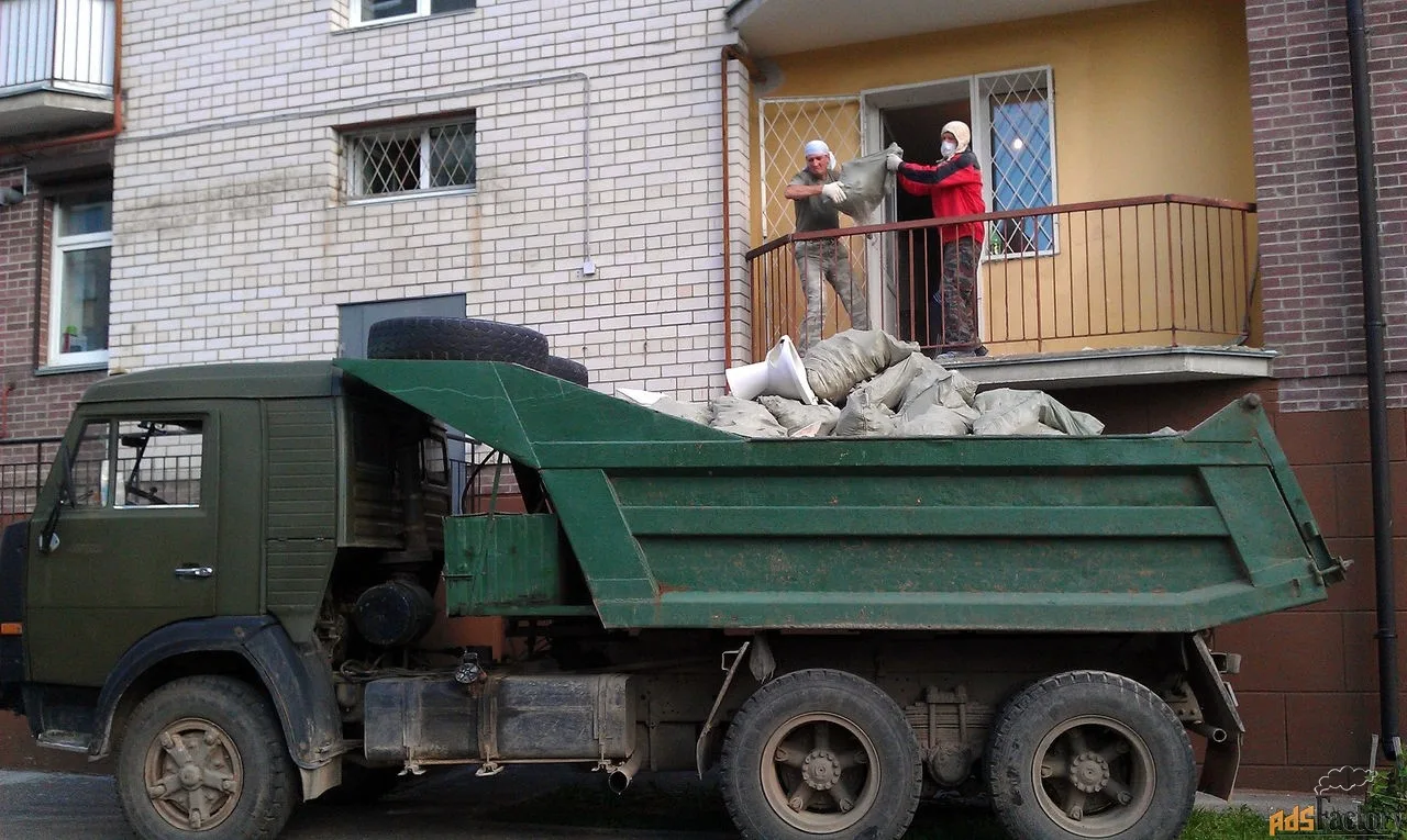 Вывоз мусора с грузчиками и погрузкой в Санкт-Петербурге от 2444 руб. — ПроМусор, услуги под ключ