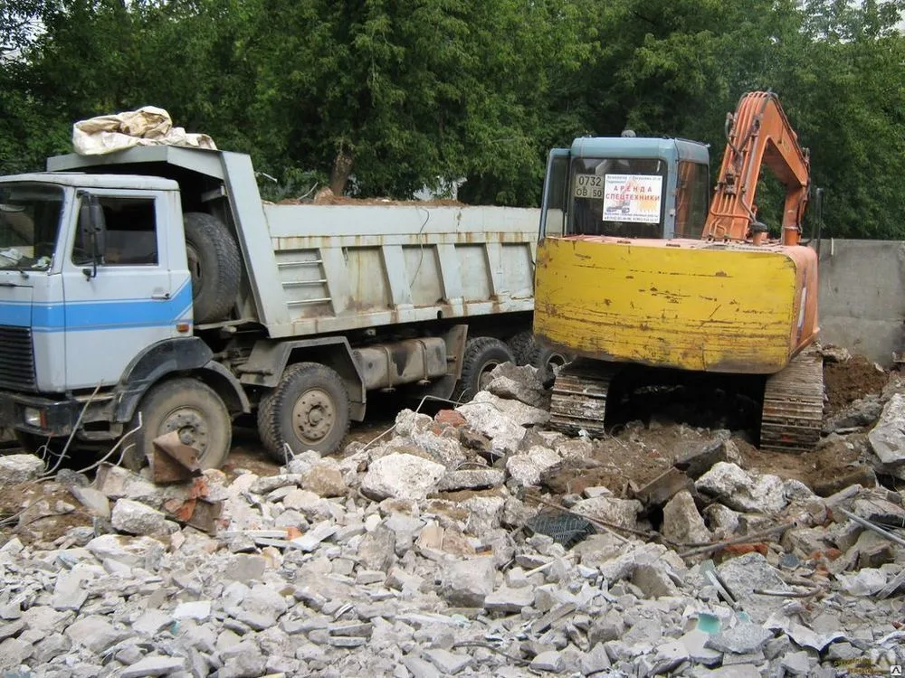Вывоз бетонного боя и утилизация в Санкт-Петербурге в октябре
